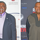 Rosey Grier and Lawrence Fishburne